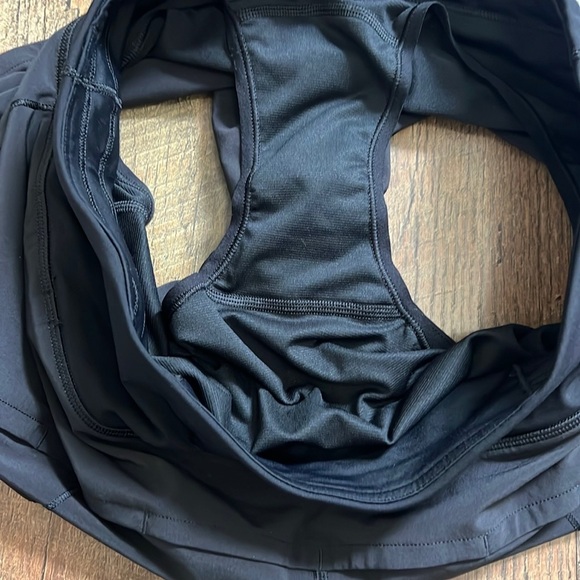 Black Athletic Shorts with Zipper Pocket - Picture 7 of 7